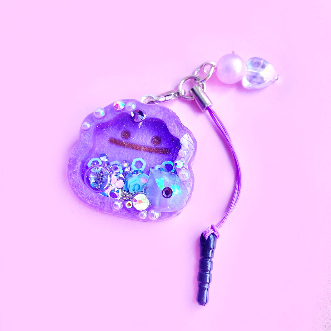 Opal Ditto Resin Liquid Shaker Switch/ Phone Charm