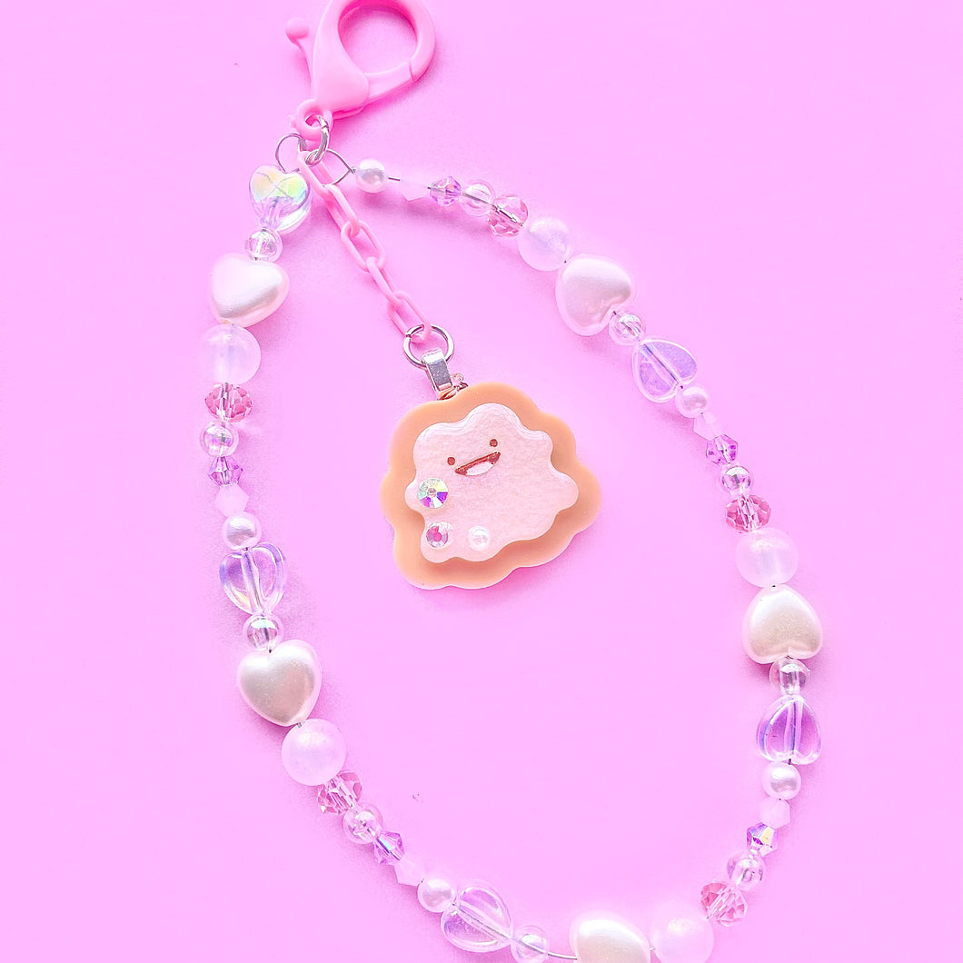 Ditto Cookie Resin Beaded Phone/ Switch Hanger