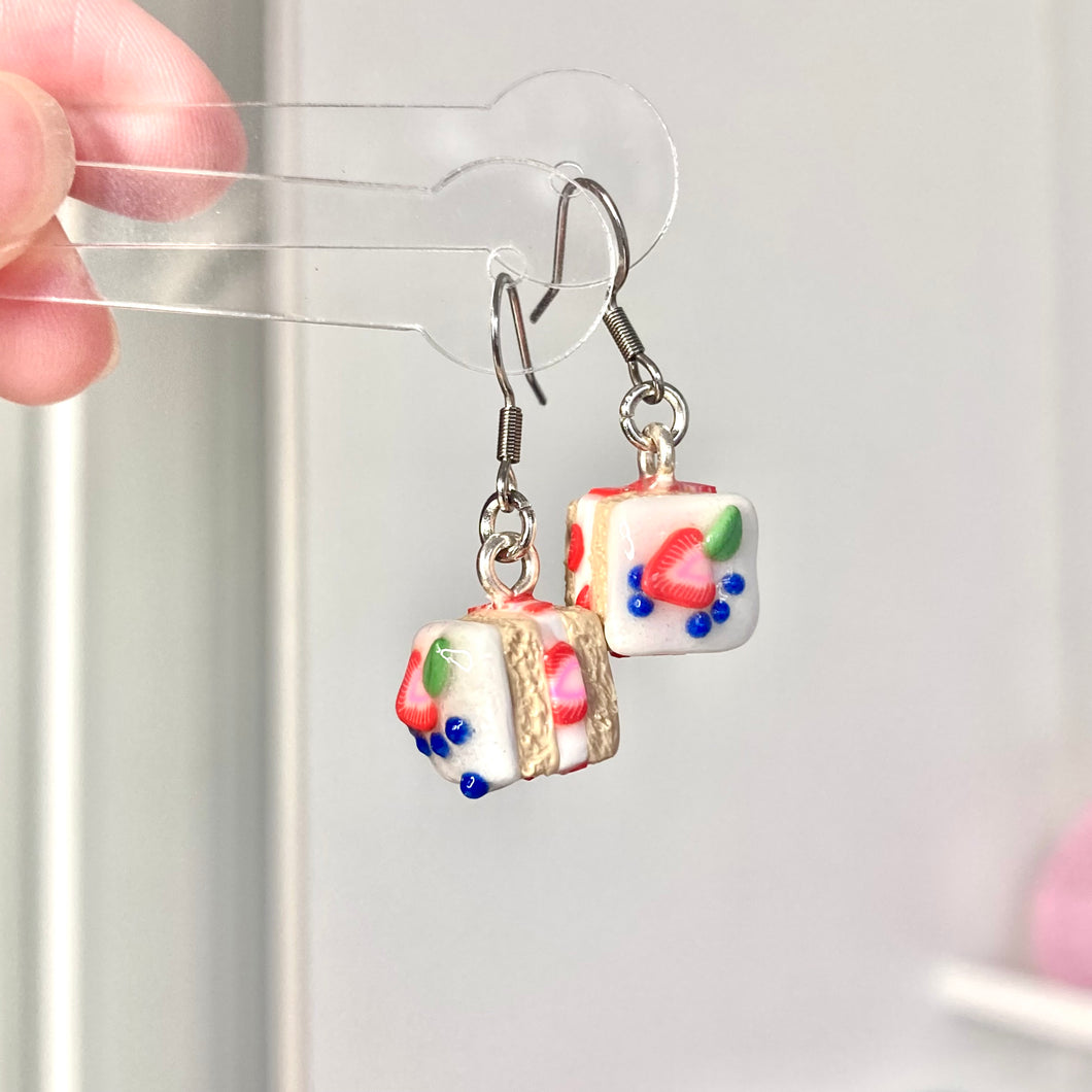 Cube Cake Earrings