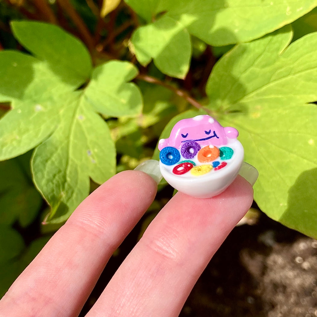 Miniature Fruit Loop Ditto Polymer Clay Figure