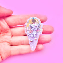 Load image into Gallery viewer, Espeon Ice-Cream Resin Dry Shaker Pin
