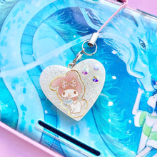 Load image into Gallery viewer, Melody Heart Resin Switch/ Phone Charm
