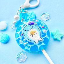 Load image into Gallery viewer, Jinbesan Whale Shark Pop Resin Purse Charm
