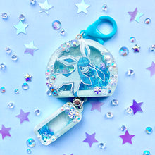 Load image into Gallery viewer, Glaceon Furin Resin Liquid Shaker Purse Charm
